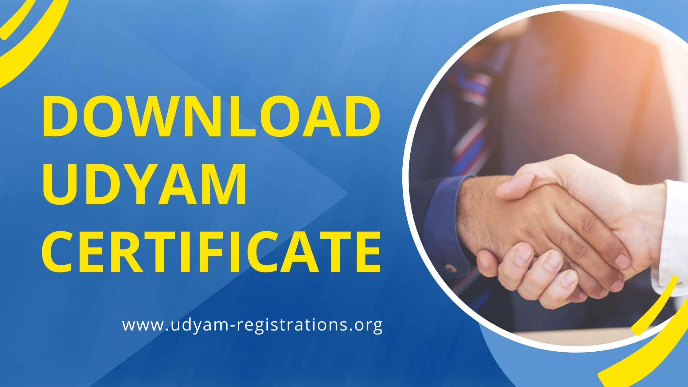 Download Udyam Certificate